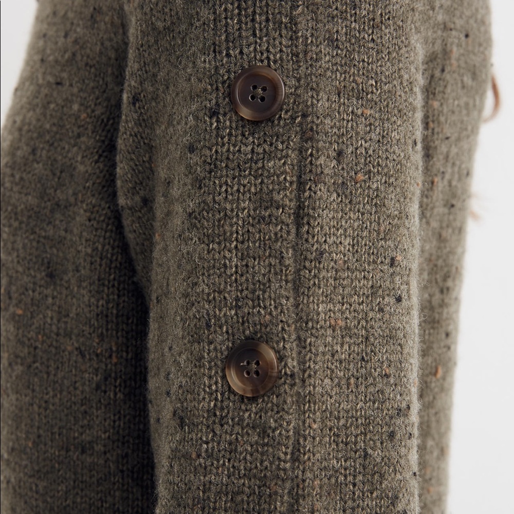 NWOT Madewell Donegal Button-Sleeve Sweater-Dress - Picture 3 of 8